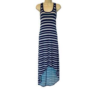 Victoria’s Secret Woman’s High/ Low Maxi Dress Navy and Gray Size XS